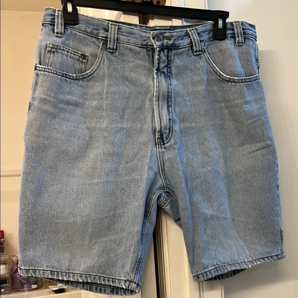 ROUTE 66 Men's Blue Denim Jean Shorts